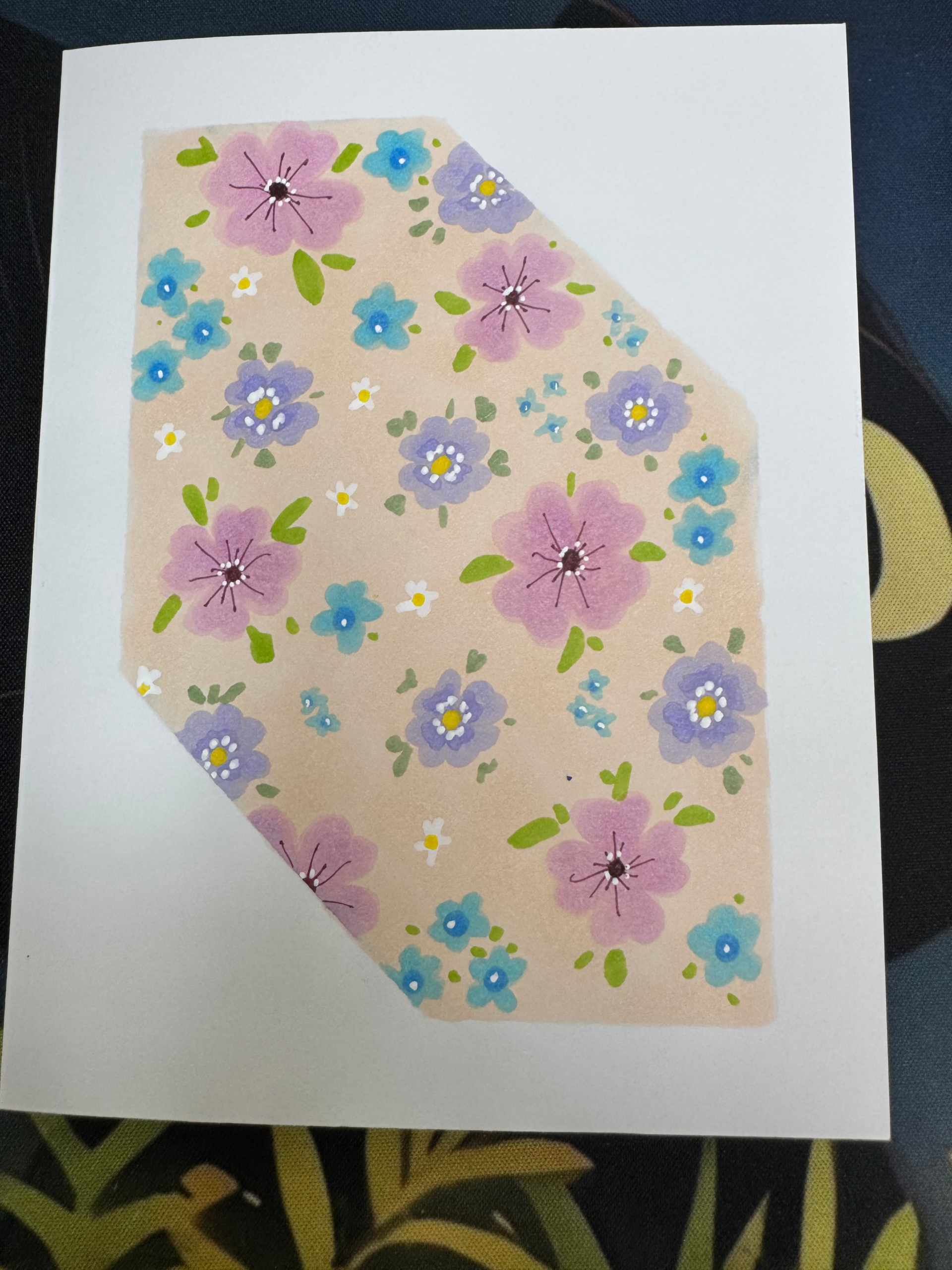 Showing result of flower tutorial