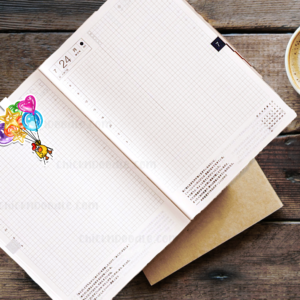 Colorful bookmark chicken