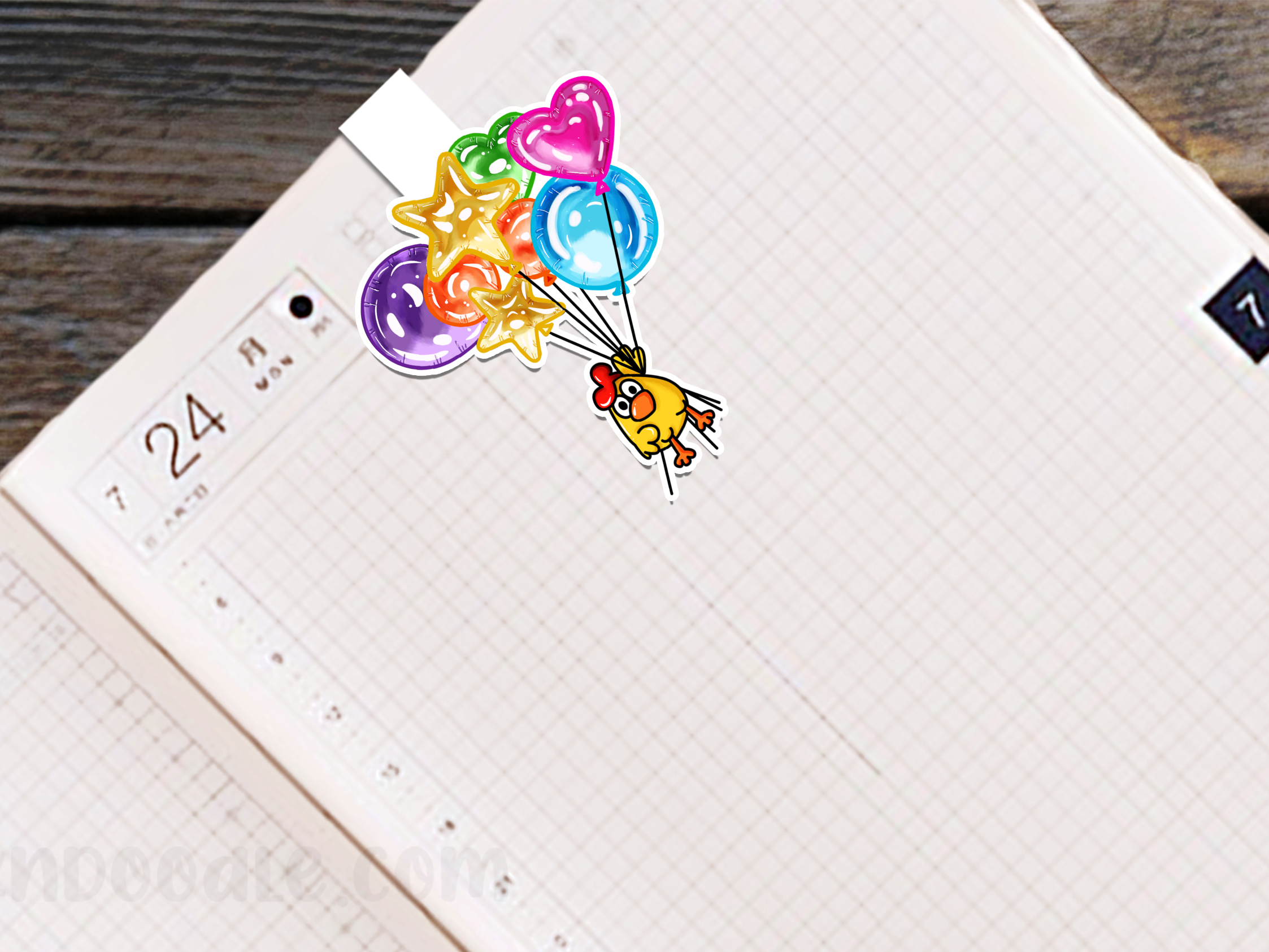 Original Handmade Little Chick Bookmark