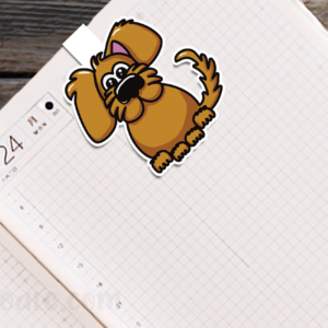 Original Handmade Dog Bookmark