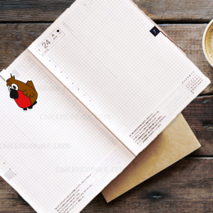 Original Handmade Little Red Robin Bookmark - Image 2
