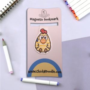 Introducing our delightful handmade Little Embroidered Hen Magnetic Bookmark, a great gift for yourself or others for under $10. Get her today!