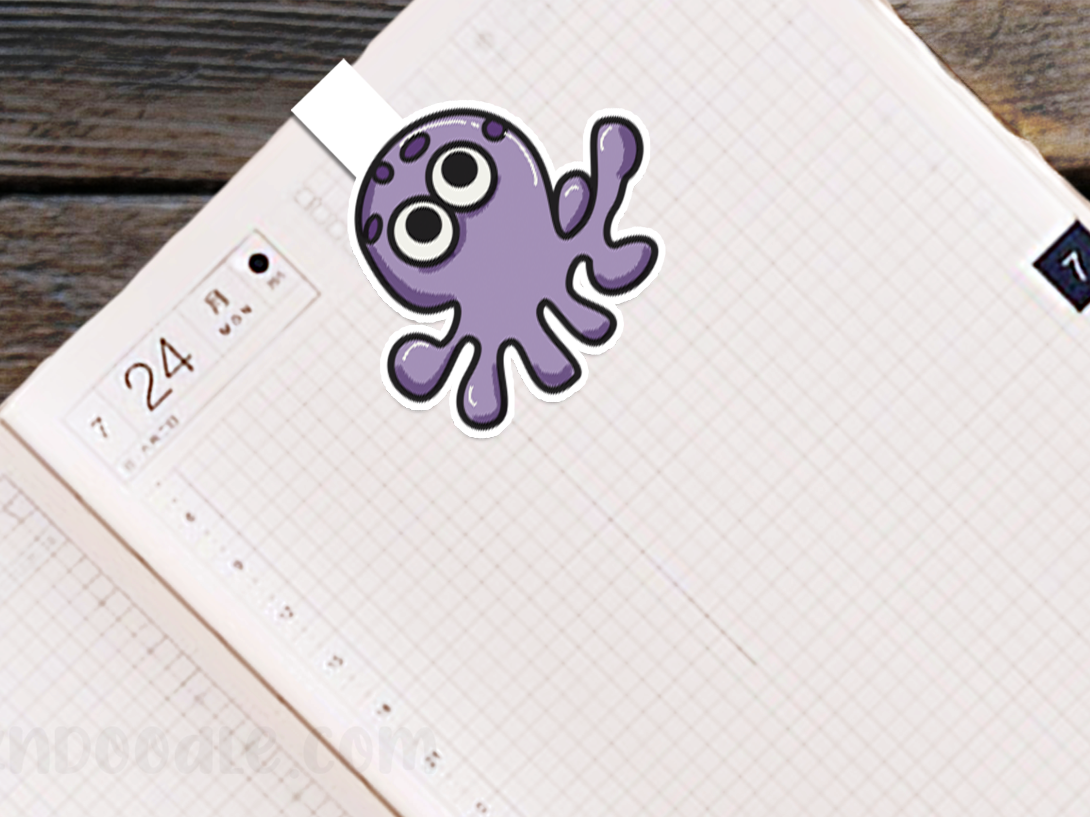 Original Handmade Octopus Bookmark
