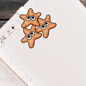Original Handmade Starfish Magnetic Bookmark