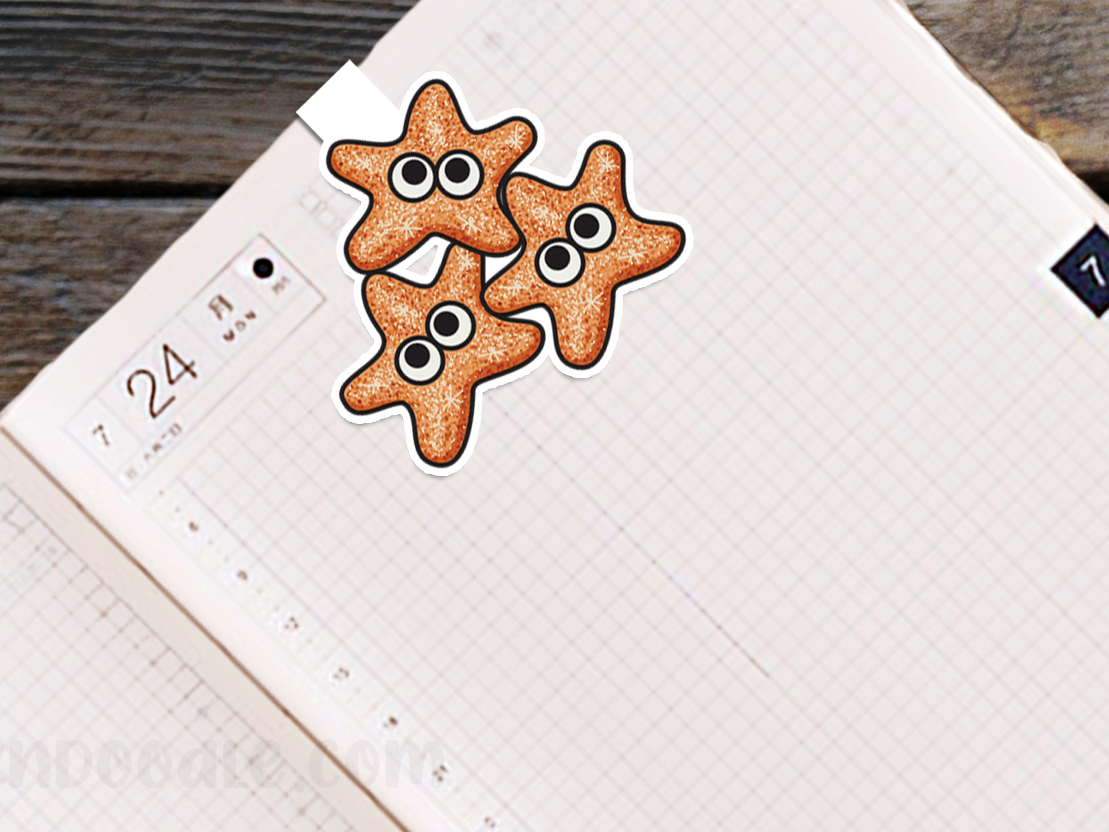 Original Handmade Starfish Magnetic Bookmark