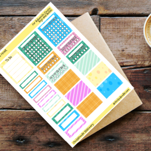 Spring Themed Journal Planner Stickers