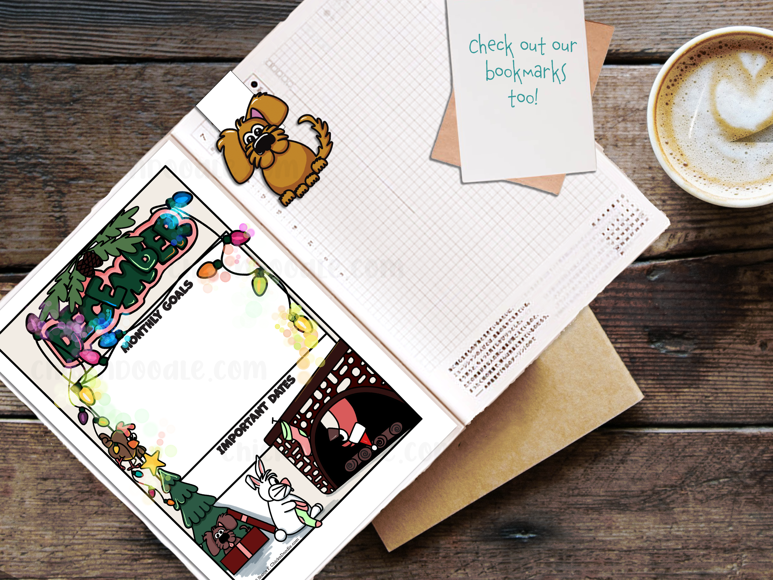 Monthly Goal Stickers for Planners and Journals