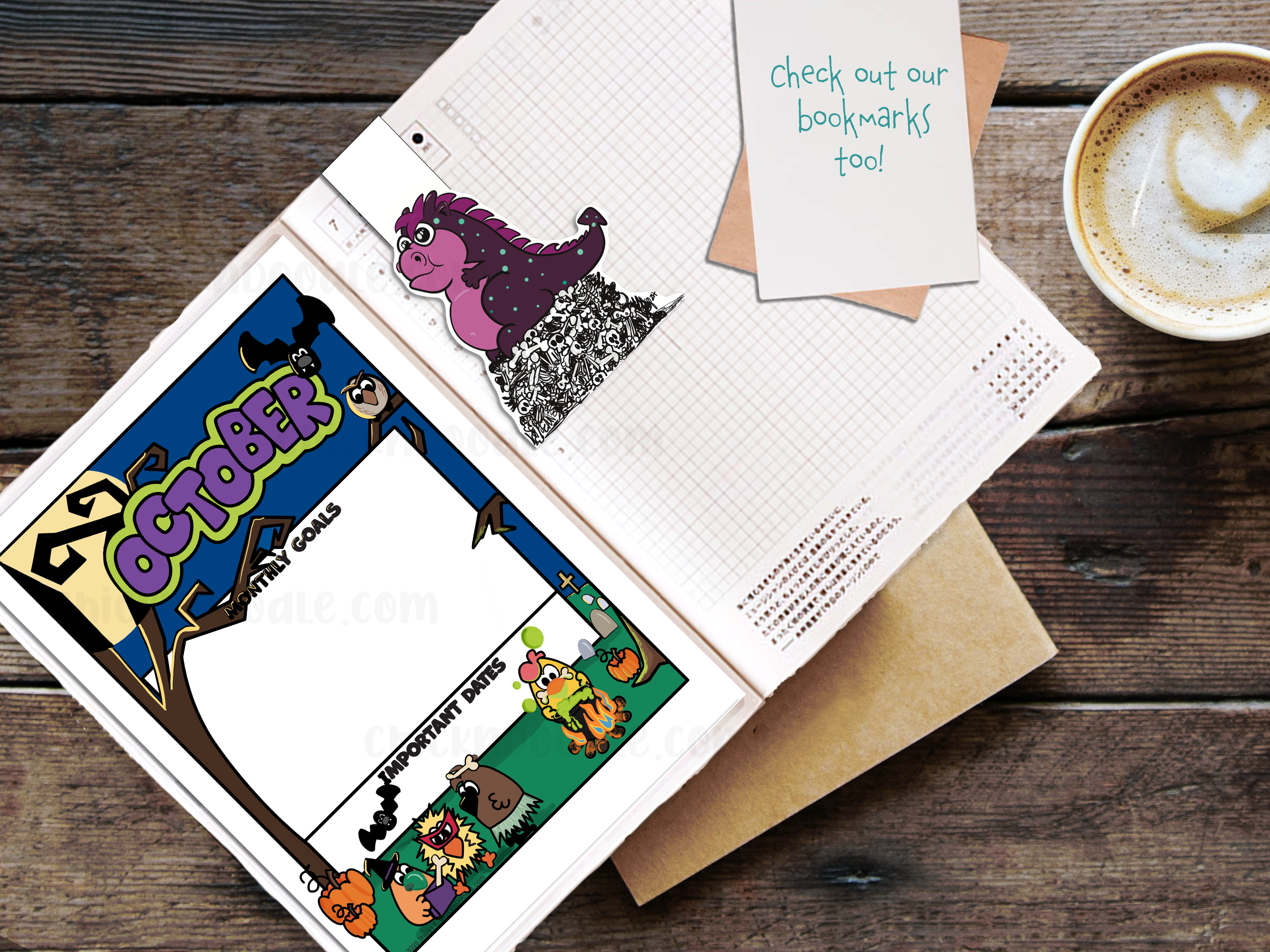 Monthly Goal Stickers for Planners and Journals