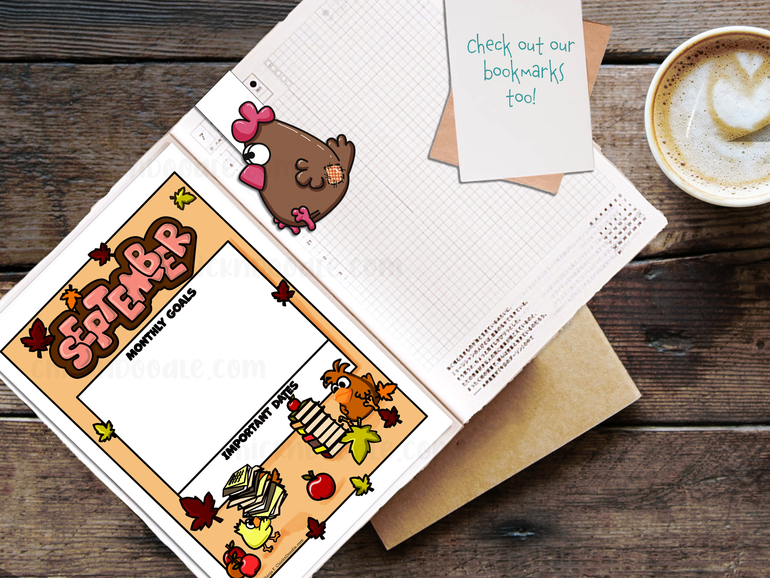 Monthly Goal Stickers for Planners and Journals