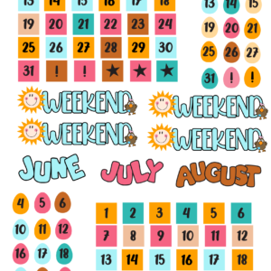 Summer Fun Stickers - A5 Medium - Image 4