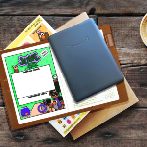 Monthly Goal Stickers for Planners and Journals - A6 Pocket Passport Size Journal Planner Notebook, Jun