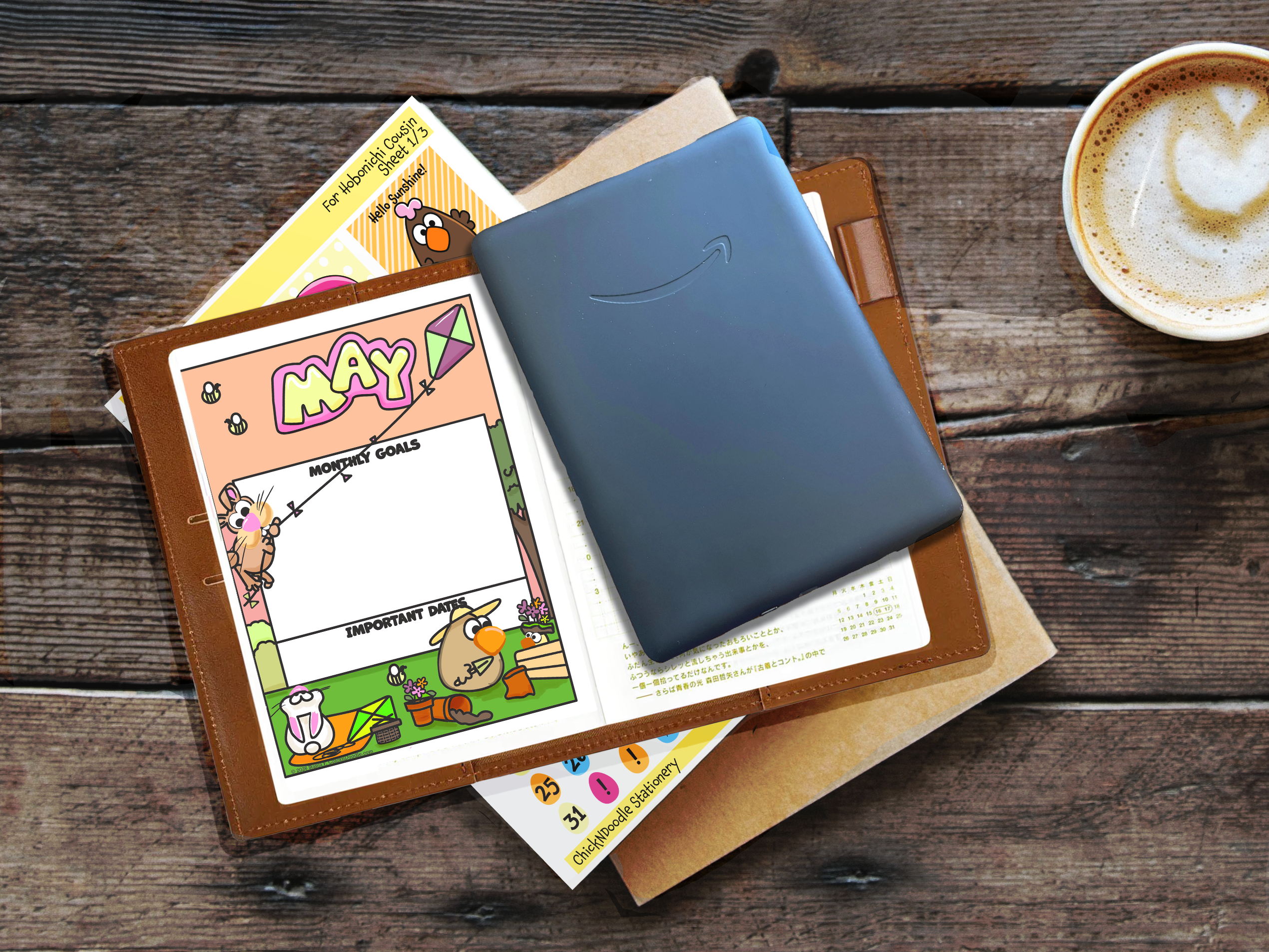 Monthly Goal Stickers for Planners and Journals
