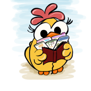 "The Chick" - Sticker Subscription for Small Journals and Planners