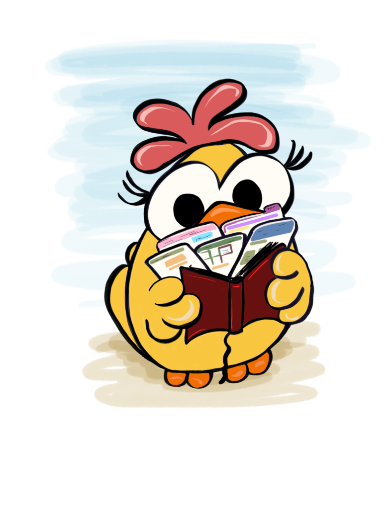 "The Chick" - Sticker Subscription for Small Journals and Planners