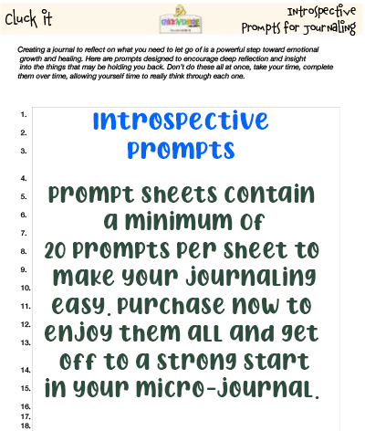 Journaling Prompts for Download