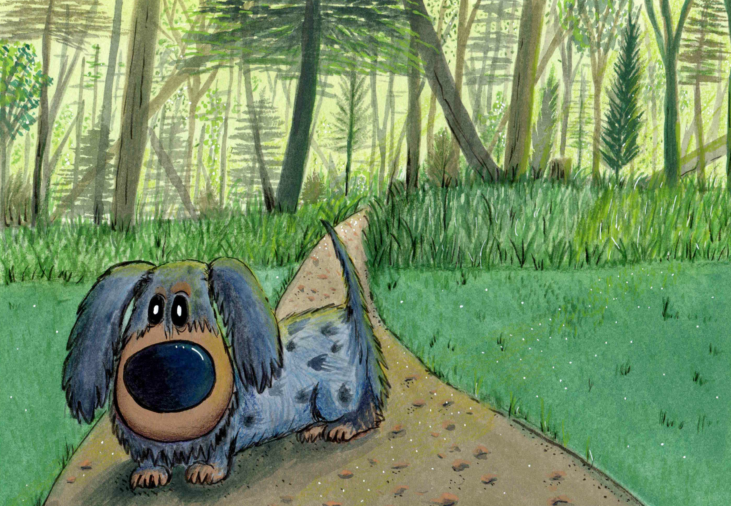 Prints - Painting Series "Is This Your Dog"
