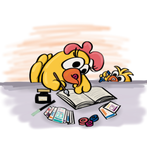 "The Hen" - Sticker Subscription for Medium sized Journals And Planners
