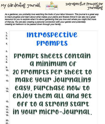 Journaling Prompts for Download