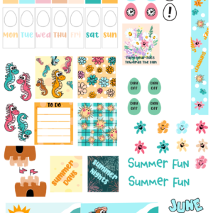 Summer Fun Stickers - A6/Travellers/Weeks - Image 3