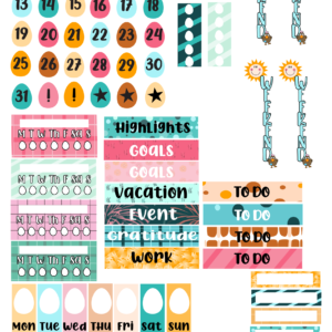 Summer Fun Stickers - A6/Travellers/Weeks - Image 2