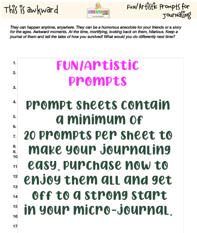 Journaling Prompts for Download