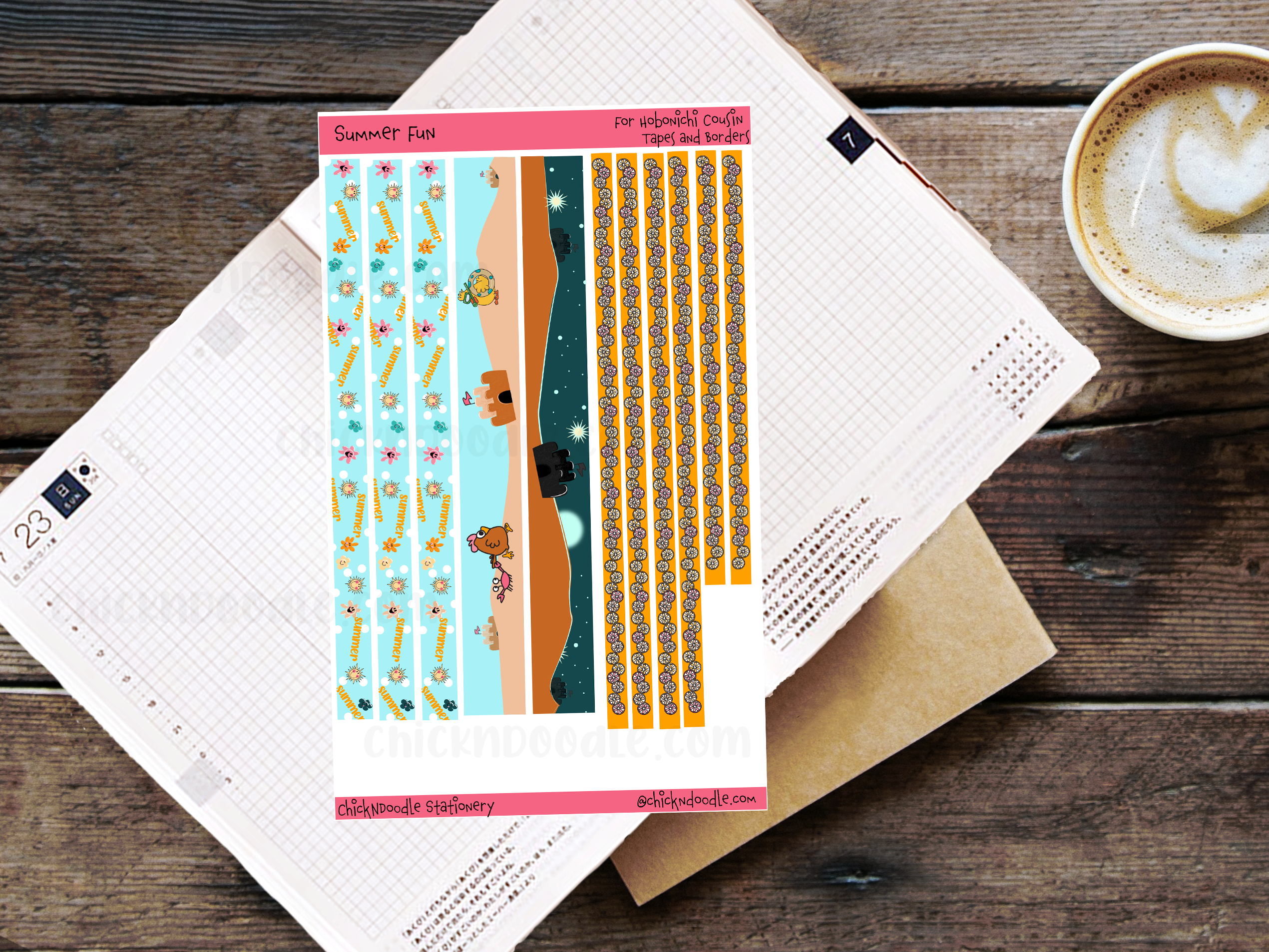 Summer Fun Supplemental - Tapes and Borders