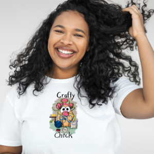 Crafty Chick Tshirt - Image 2